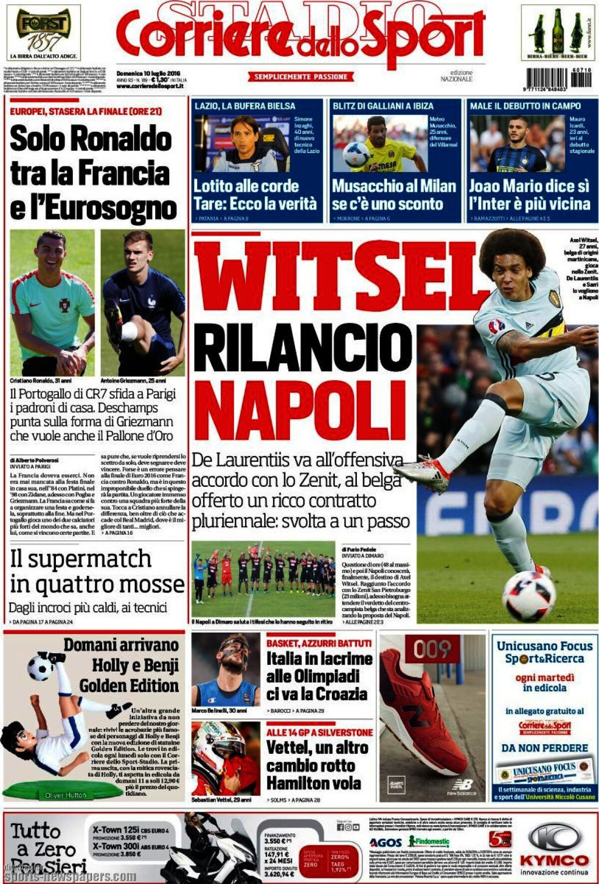 Ce scriu azi ziarele de sport din lume (10 iulie 2016)