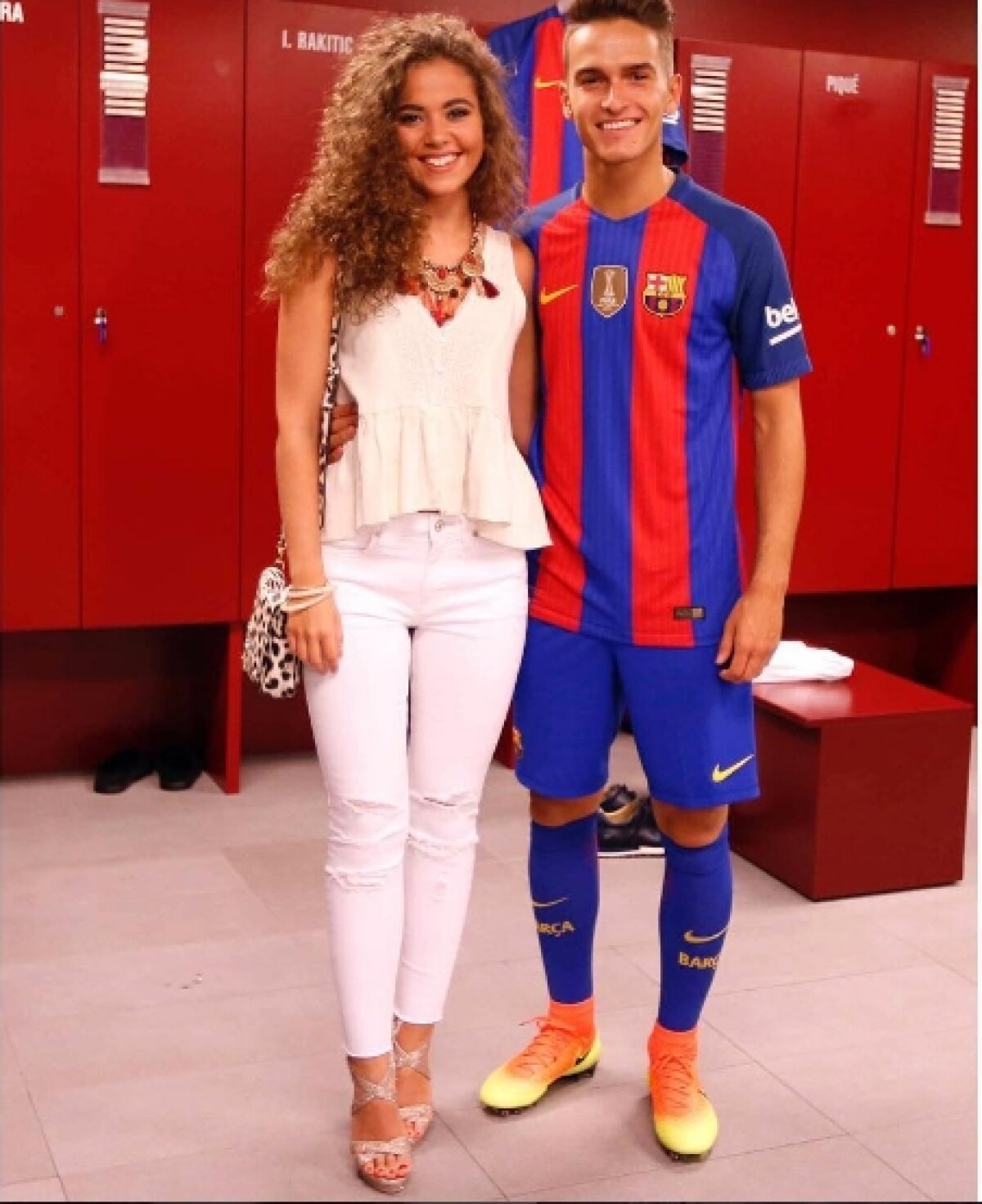 GALERIE FOTO Încă o frumusețe la Barcelona » Cum arată iubita noului star al catalanilor