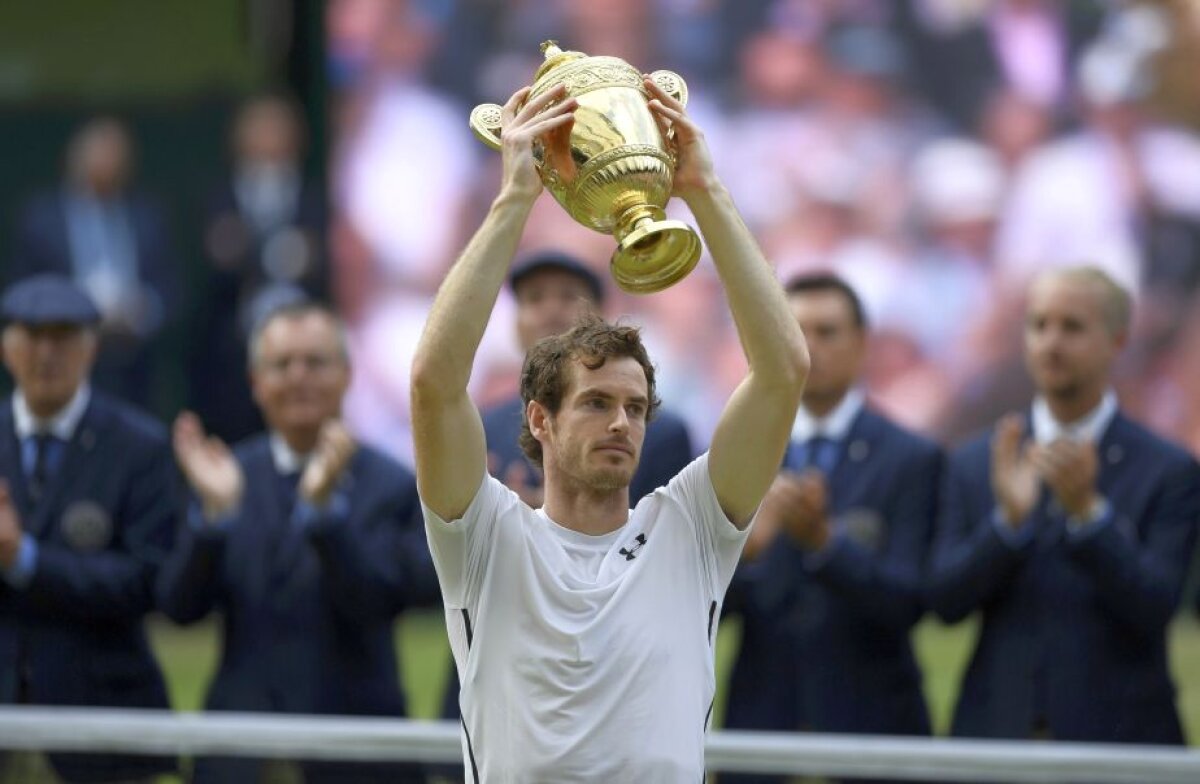 Andy Murray e campion la Wimbledon după ce l-a învins pe Milos Raonic