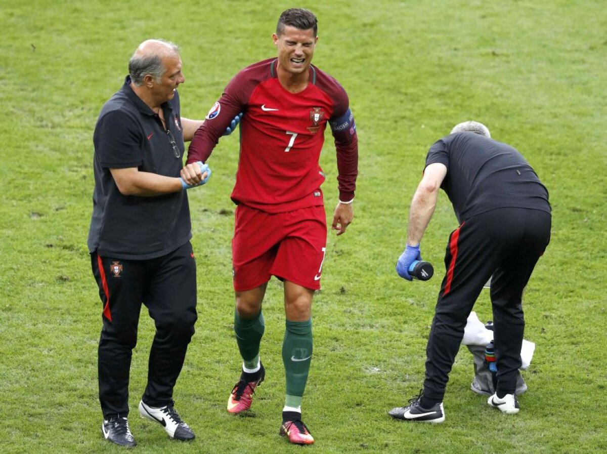 GALERIE FOTO Moment tulburător în finală! Cristiano Ronaldo s-a accidentat și a fost scos. Imaginile sunt zguduitoare! + Reacție imediată a lui Gareth Bale