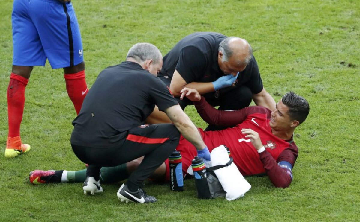 GALERIE FOTO Moment tulburător în finală! Cristiano Ronaldo s-a accidentat și a fost scos. Imaginile sunt zguduitoare! + Reacție imediată a lui Gareth Bale