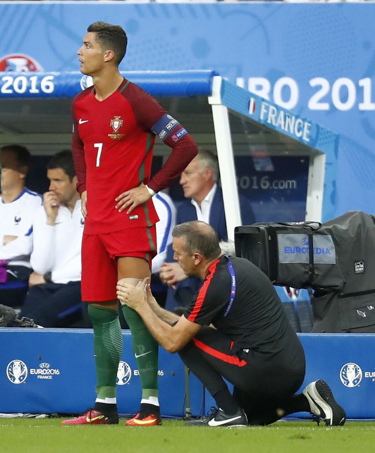 GALERIE FOTO Moment tulburător în finală! Cristiano Ronaldo s-a accidentat și a fost scos. Imaginile sunt zguduitoare! + Reacție imediată a lui Gareth Bale