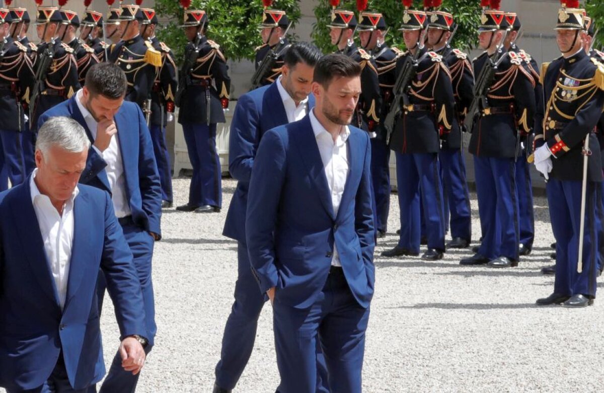 FOTO + VIDEO Tratați precum învingătorii » Jucătorii francezi, invitați de președintele Francois Hollande la Palatul Elysee