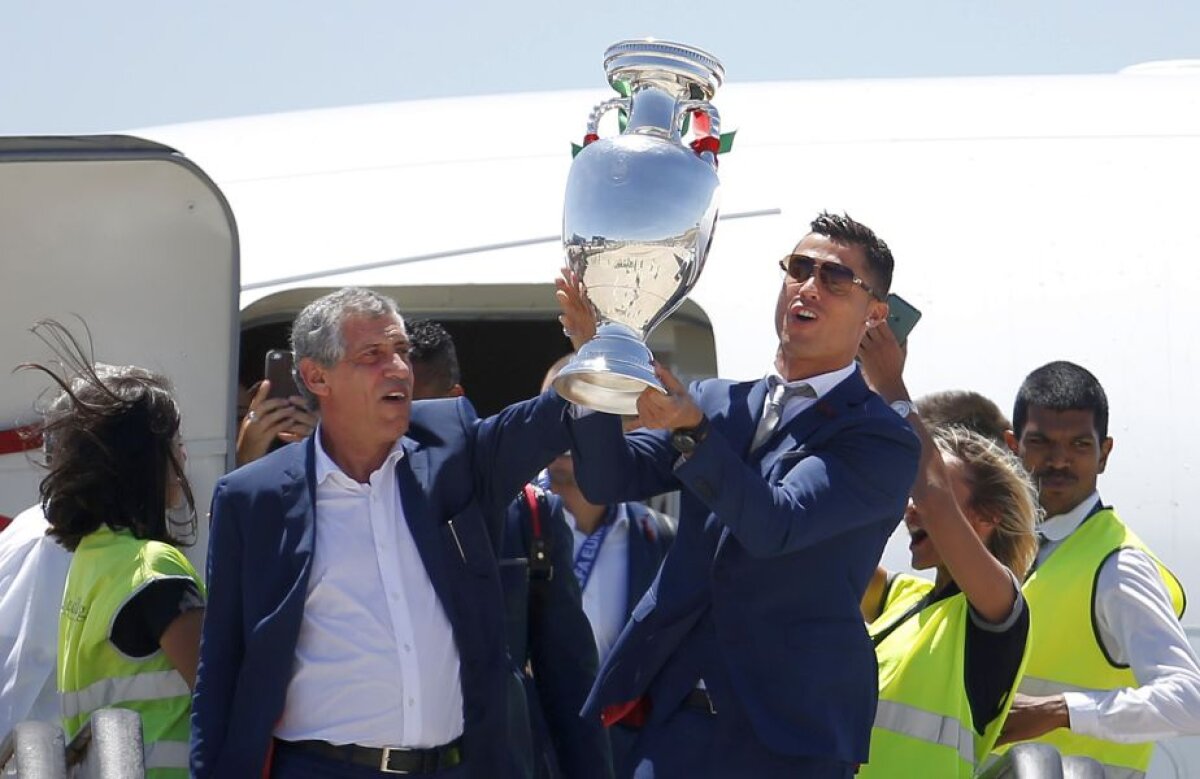 FOTO + VIDEO Sărbătoarea campionilor europeni! Lusitanii au ajuns la Lisabona 