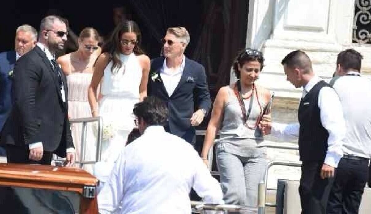 GALERIE FOTO 8 imagini superbe de la nunta Anei Ivanovici cu Schweinsteiger, din Veneția