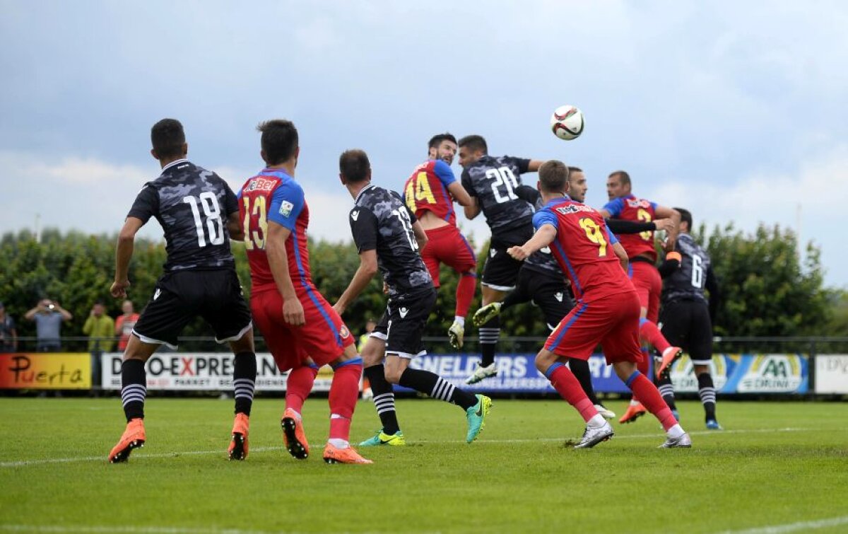 FOTO Victorii pe linie pentru Steaua în Olanda! Succes cu goluri multe în fața celor de la PAOK