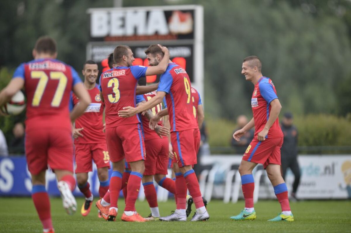 FOTO 7 PLUS! Steaua a câștigat și ultimul meci din Olanda, 4-3 cu PAOK Salonic! Superbilanț în această vară