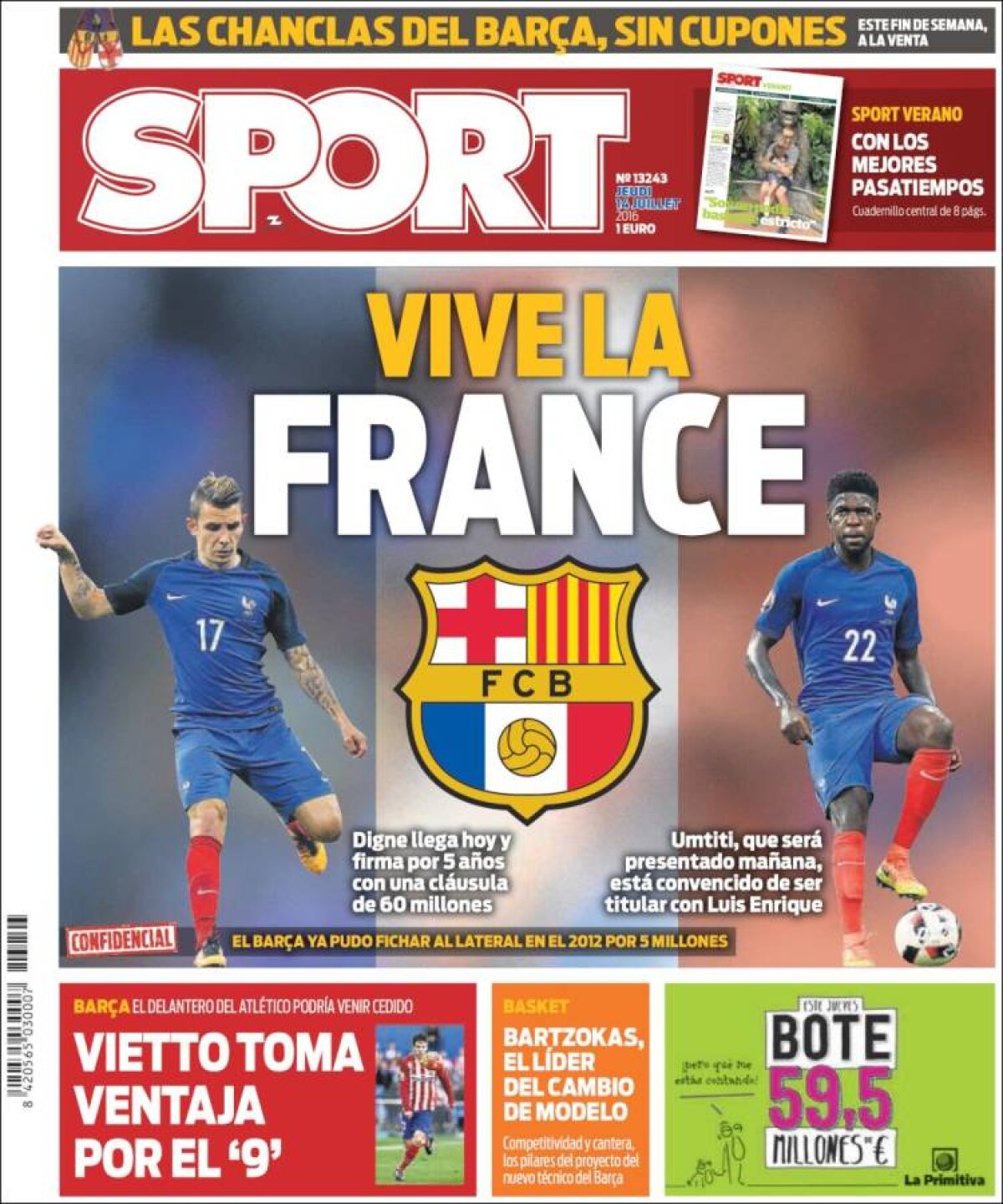 Ce scriu azi ziarele de sport din lume (14 iulie 2016)