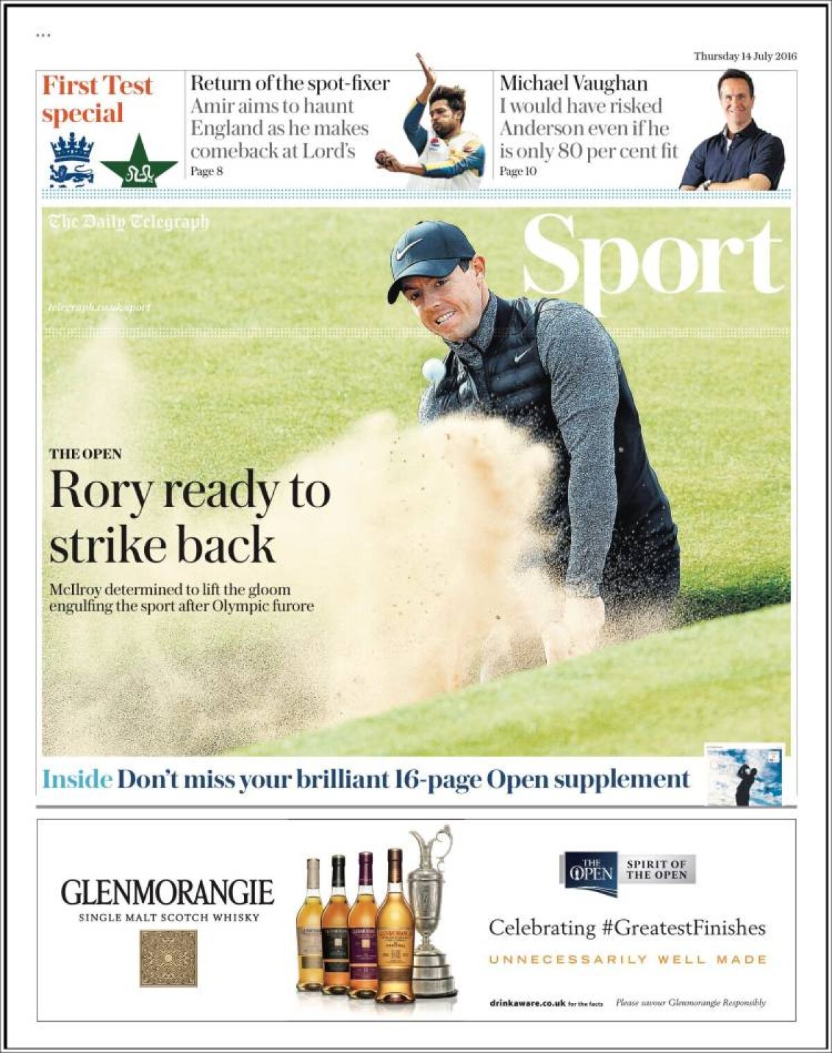 Ce scriu azi ziarele de sport din lume (14 iulie 2016)