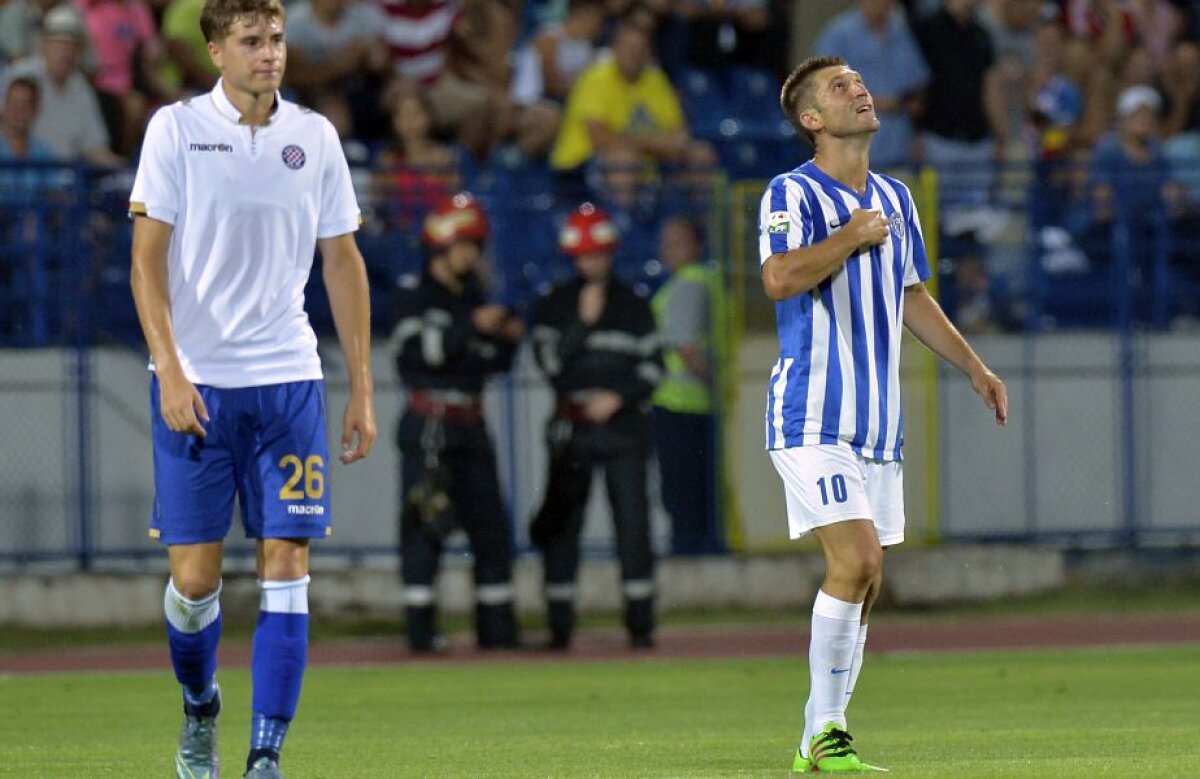 FOTO și VIDEO » Iluzie în Copou: CSMS Iași a avut victoria în mână, dar a remizat până la urmă cu Hajduk Split » Moldovenii au fost egalați  la ultima fază, după o gafă