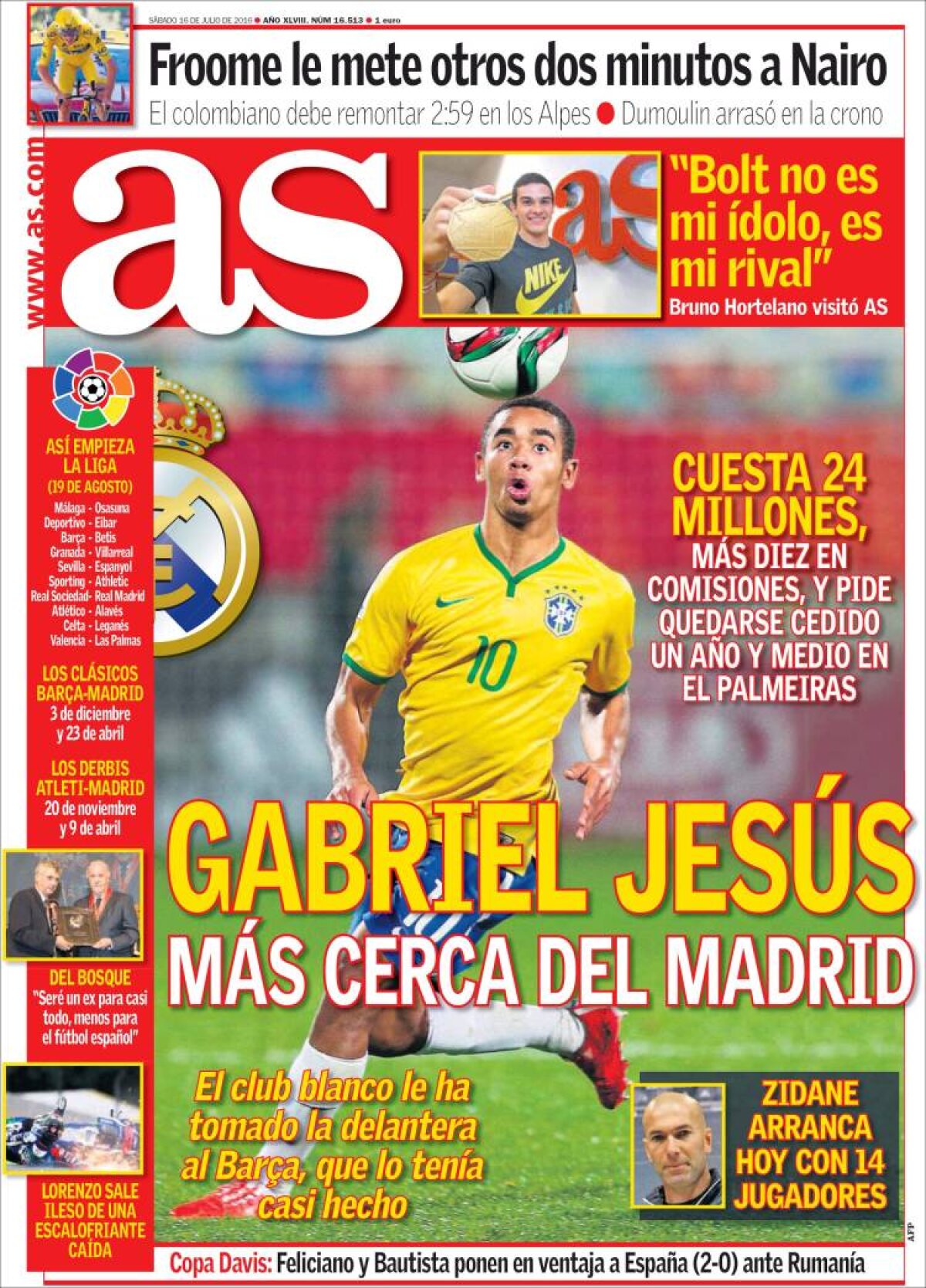 Ce scriu azi ziarele de sport din lume (16 iulie 2016)