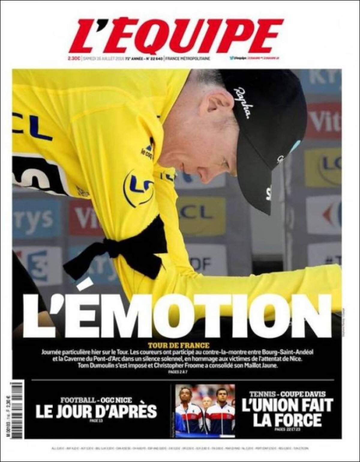 Ce scriu azi ziarele de sport din lume (16 iulie 2016)