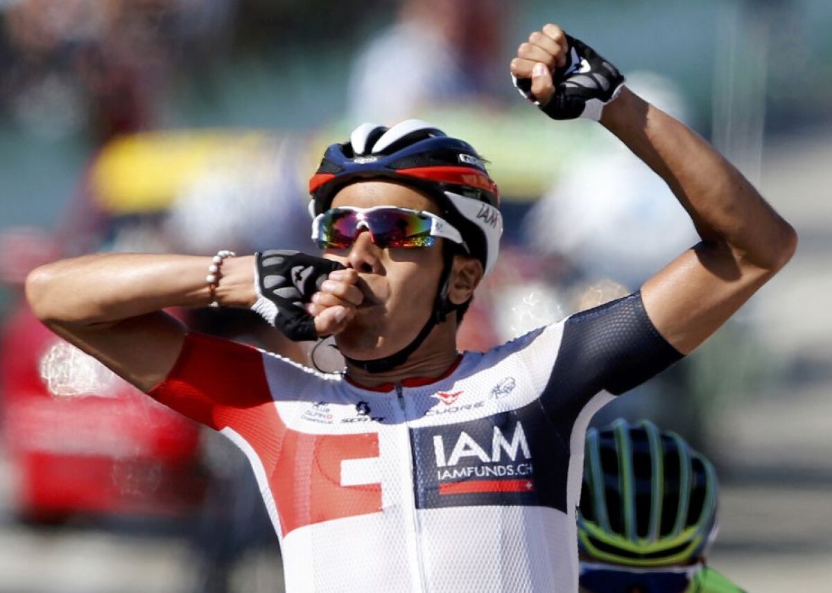 Jarlinson Pantano câștigă etapa a 15-a, Fabio Aru și Valverde îl atacă fără succes pe Chris Froome