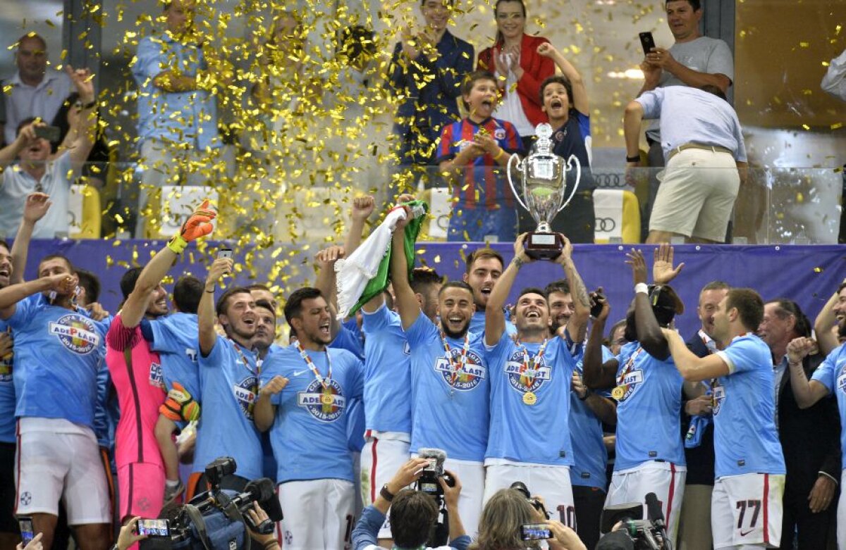 VIDEO și FOTO » Cupa Ligii rămâne la roș-albaștri, după 2-1 cu Chiajna » Hamroun a adus victoria steliștilor, cu un gol marcat din penalty