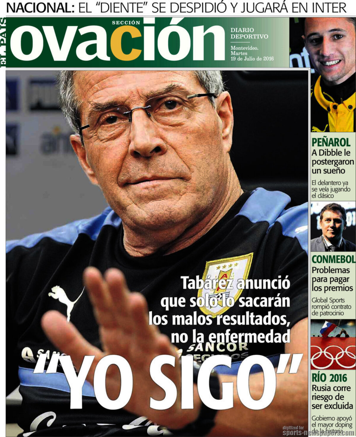 Ce scriu azi ziarele de sport din lume (19 iulie 2016)