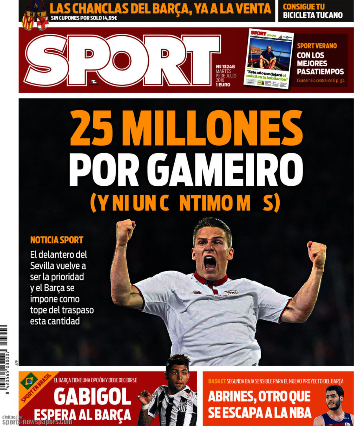 Ce scriu azi ziarele de sport din lume (19 iulie 2016)