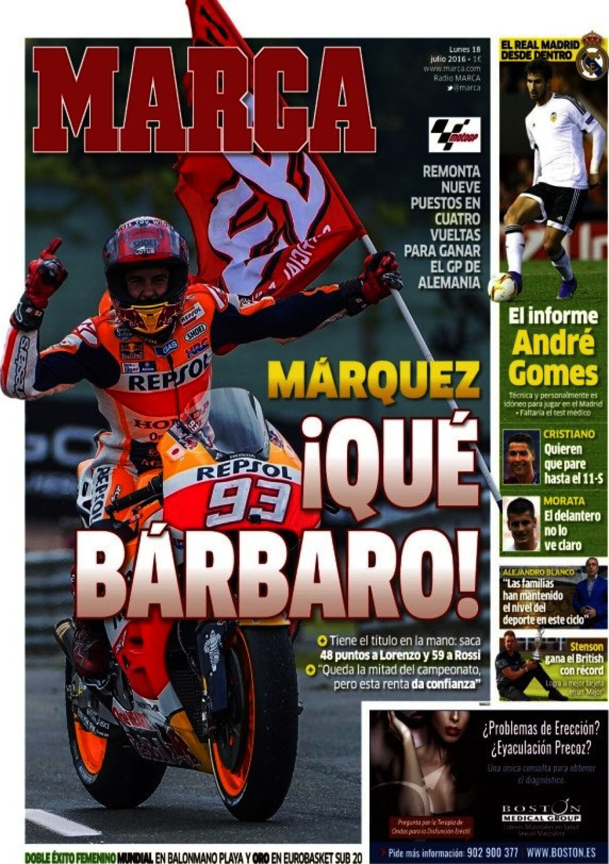 Ce scriu azi ziarele de sport din lume (19 iulie 2016)