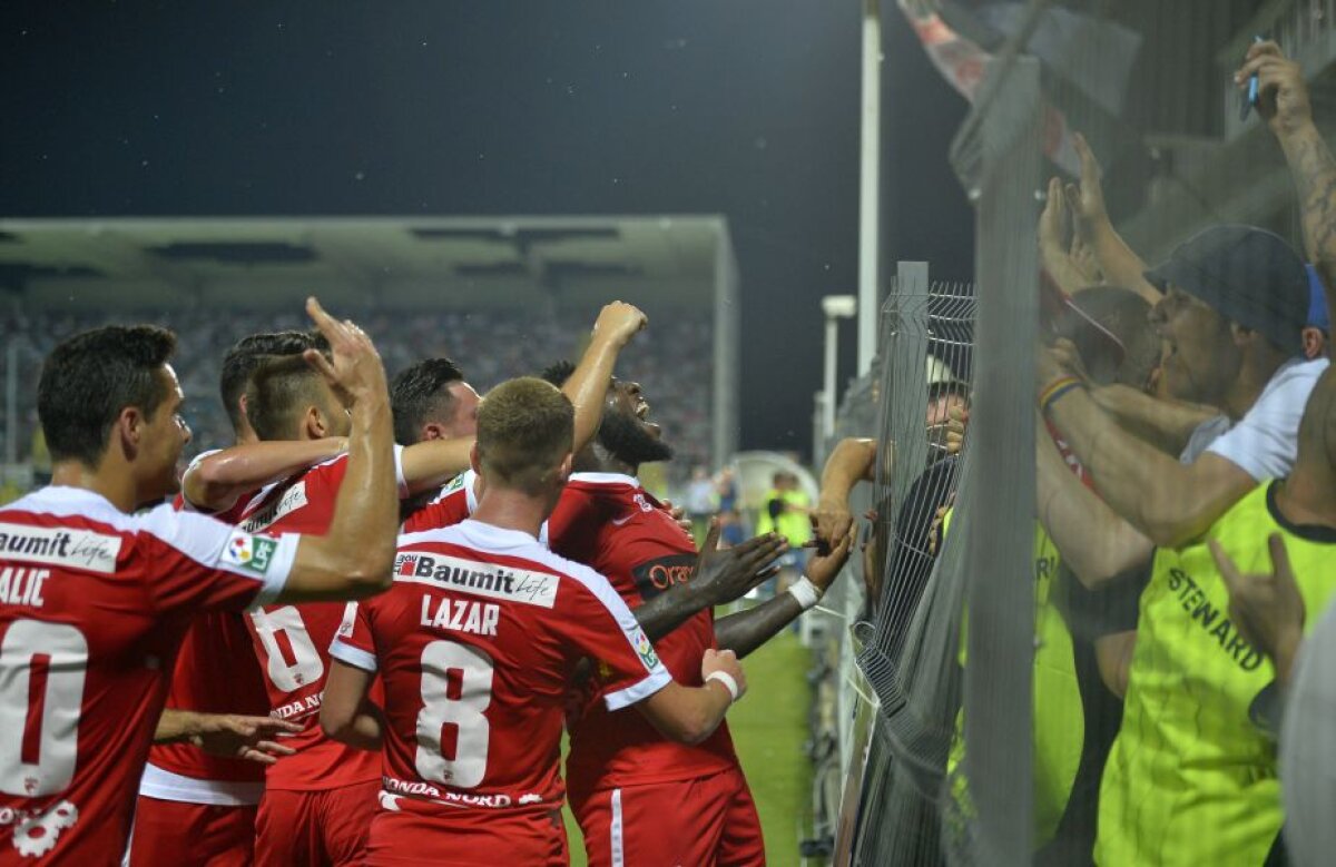 FOTO și VIDEO » Călcați de "Bizonul" lui Andone! Campioana, umilită de Dinamo pe teren propriu