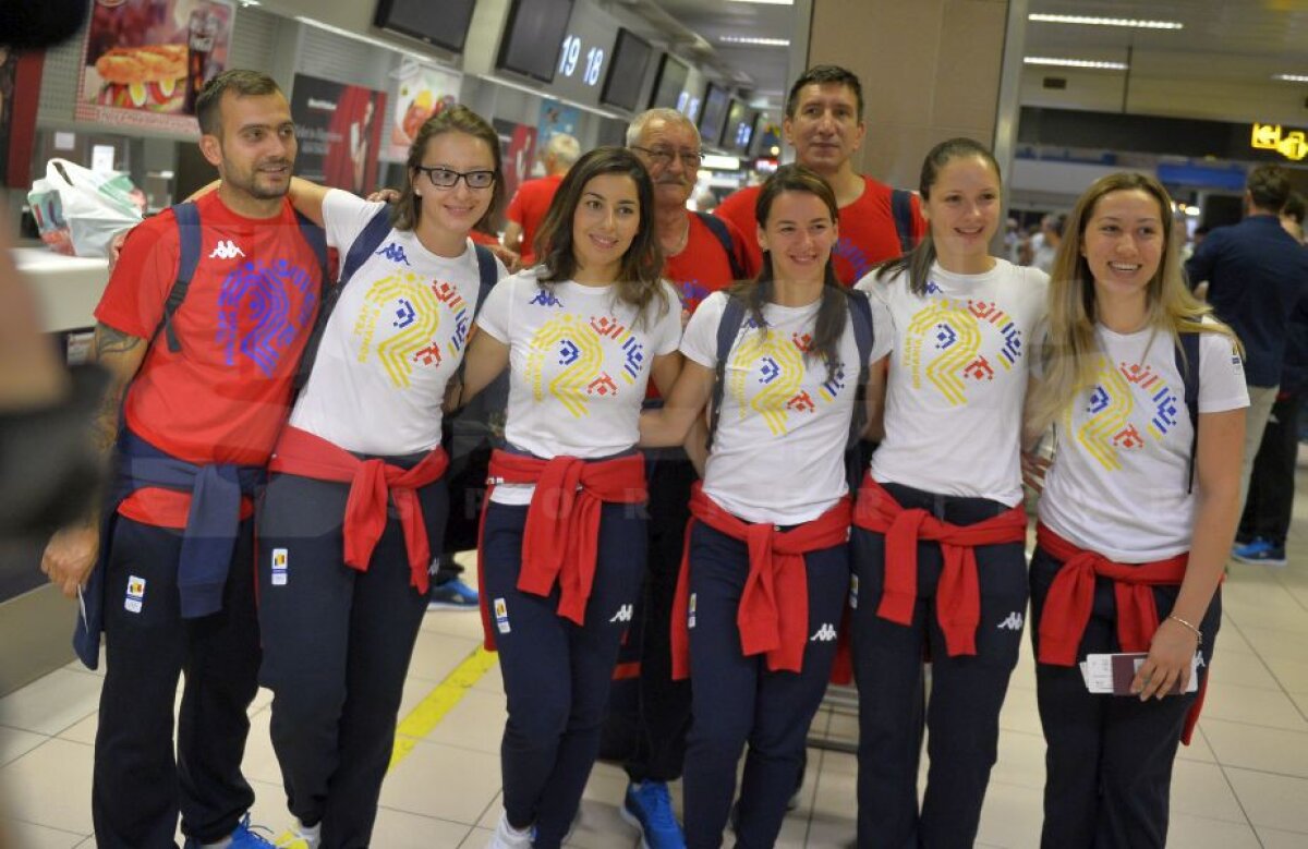 GALERIE FOTO Primii membri ai lotului olimpic au plecat către Rio!