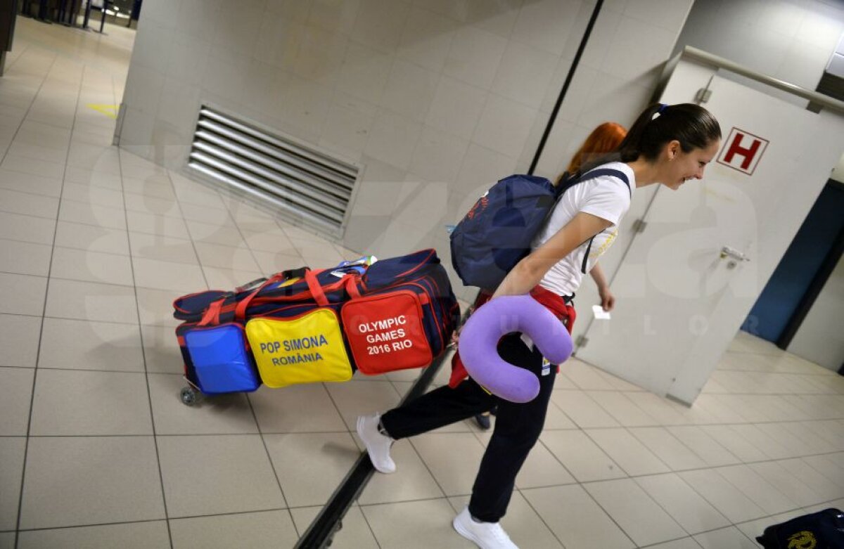 GALERIE FOTO Primii membri ai lotului olimpic au plecat către Rio!