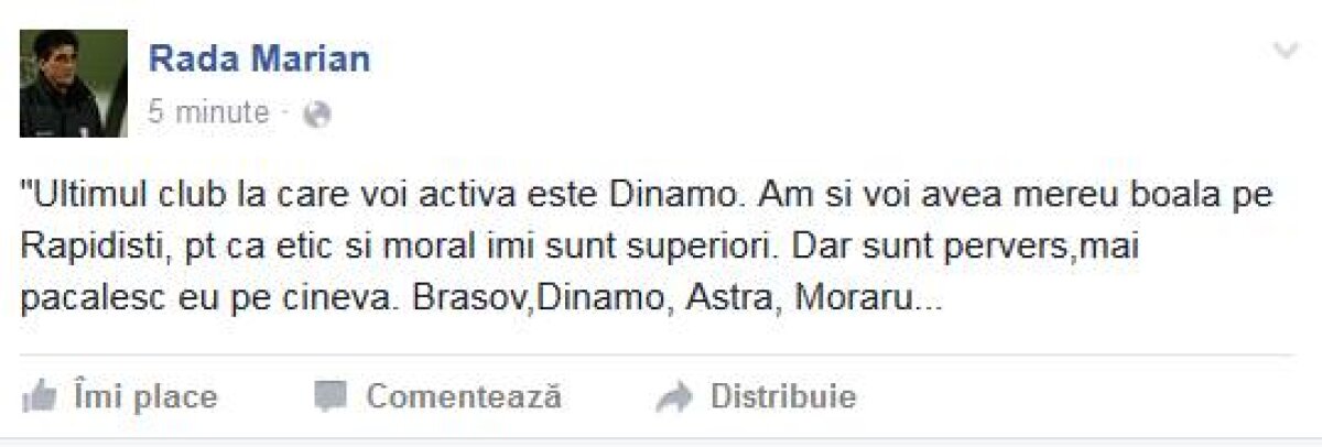 Dinu Gheorghe, desființat de Daniel Niculae pe Facebook, la miezul nopții: "Winter is coming"