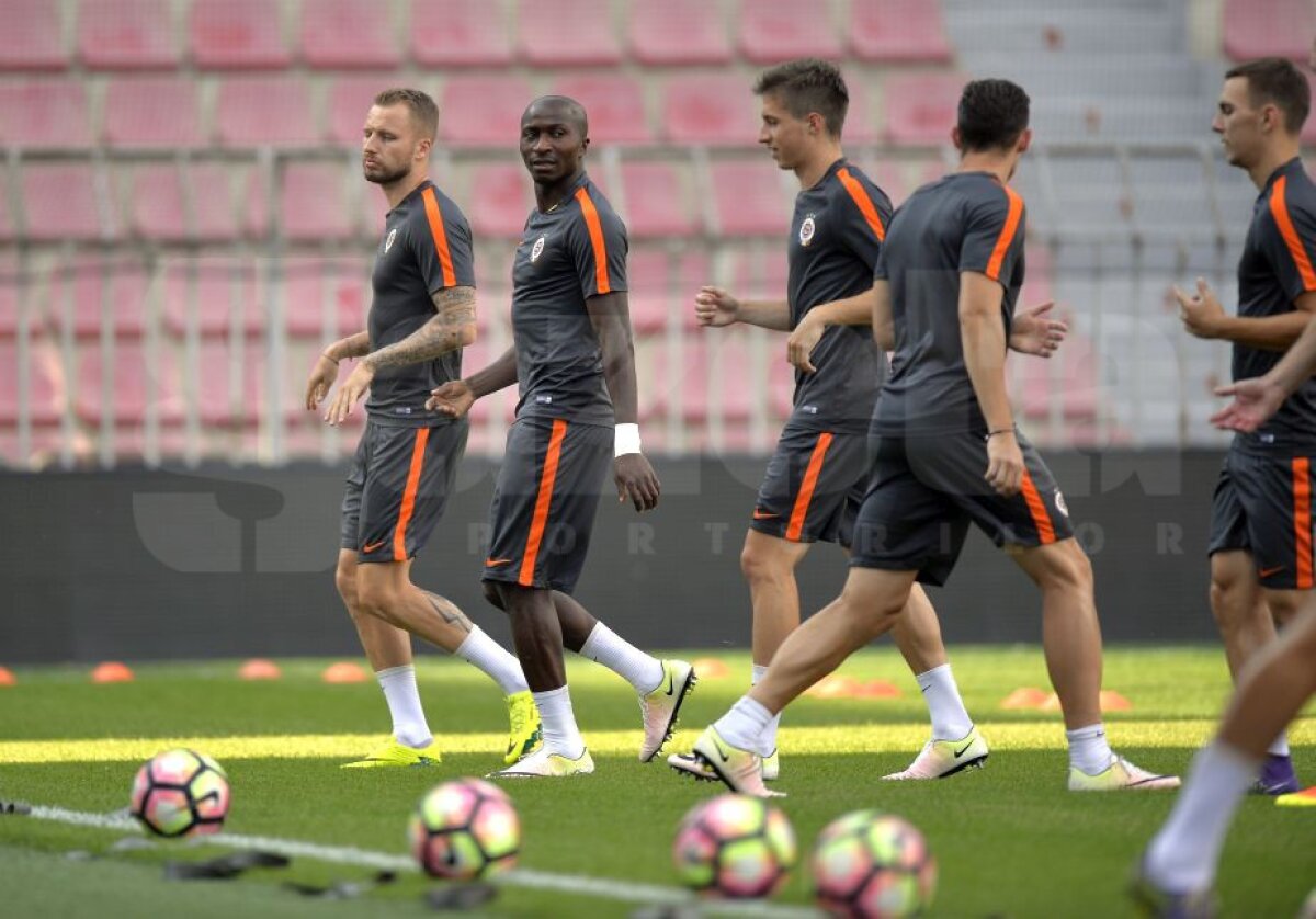 VIDEO+FOTO Sparta Praga a făcut antrenamentul oficial dinaintea meciului cu Steaua » Cehii, relaxați și cu zâmbetul pe buze