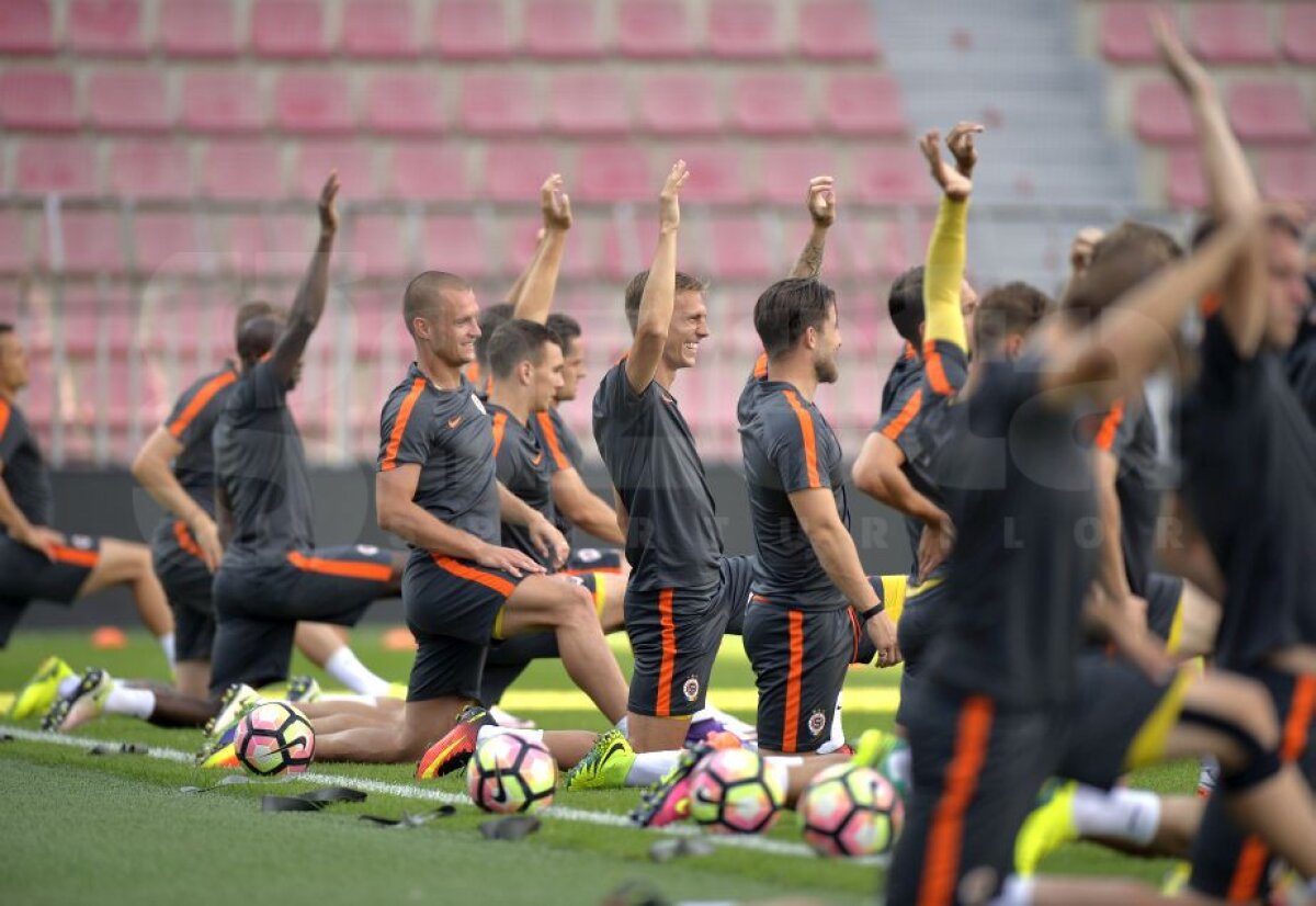 VIDEO+FOTO Sparta Praga a făcut antrenamentul oficial dinaintea meciului cu Steaua » Cehii, relaxați și cu zâmbetul pe buze