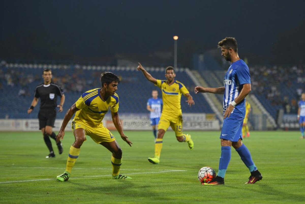 FOTO şi VIDEO Pandurii Târgu-Jiu, învinsă de Maccabi Tel Aviv cu 1-3, iar calificarea pare improbabilă