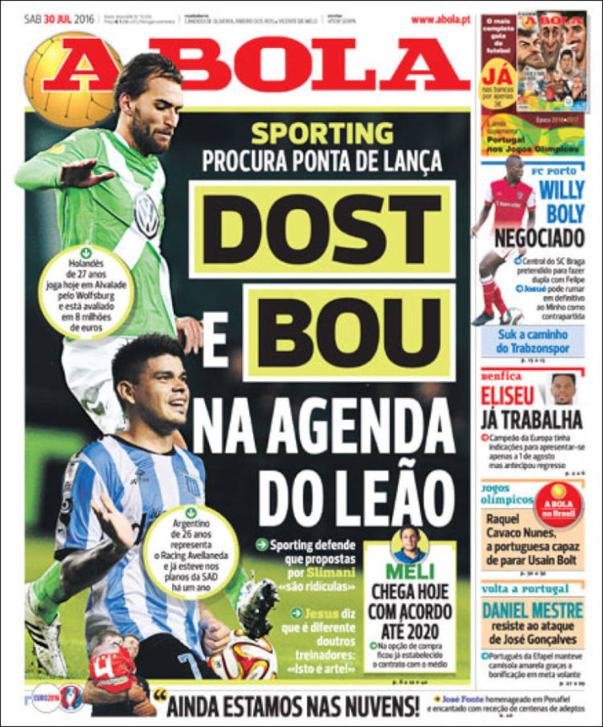 Ce scriu azi ziarele de sport din lume (30 iulie 2016)