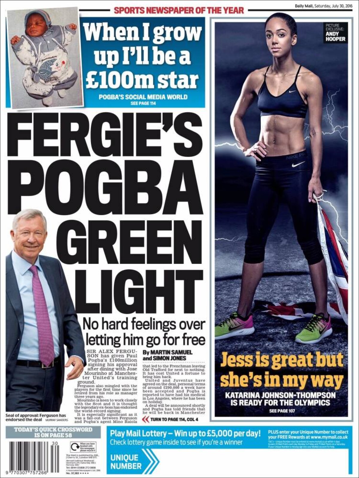 Ce scriu azi ziarele de sport din lume (30 iulie 2016)