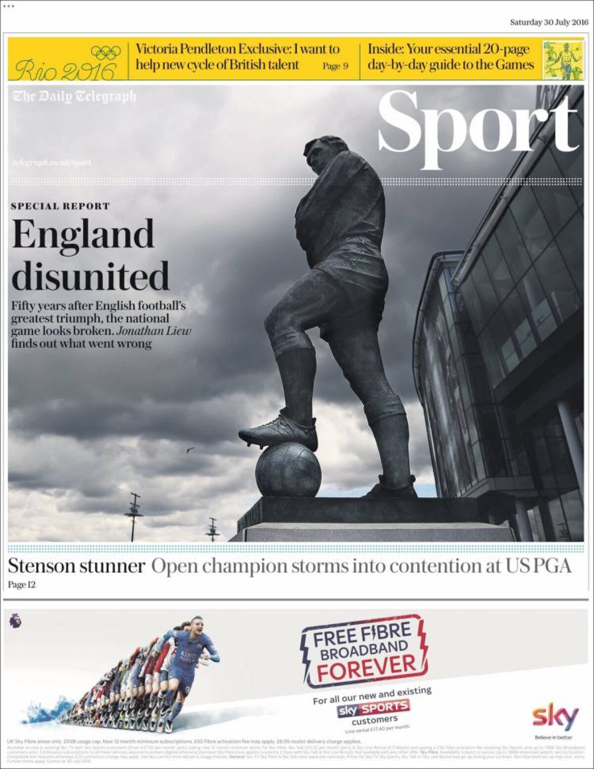 Ce scriu azi ziarele de sport din lume (30 iulie 2016)