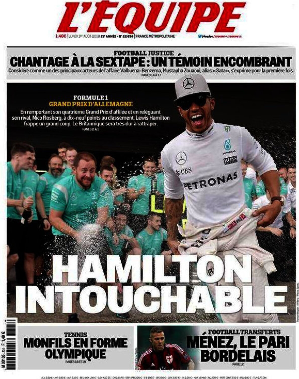 Ce scriu azi ziarele de sport din lume (1 august 2016)