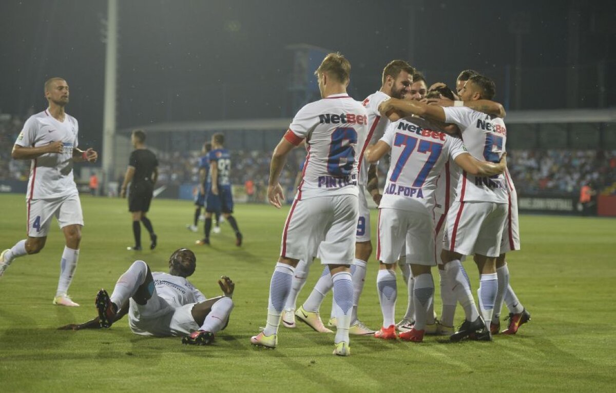 FOTO Hopa Muniru »  Stelistul a fost extaziat golurile echipei sale cu Viitorul și a fost la un pas să se rănească