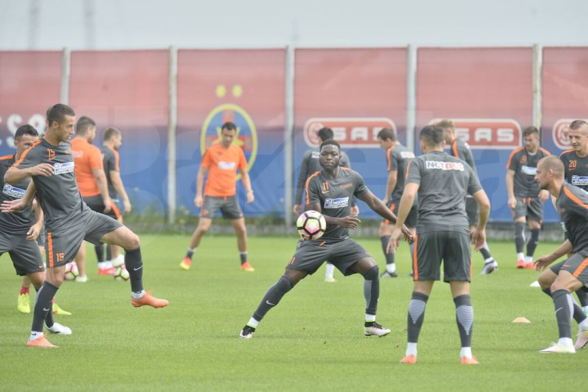 GALERIE FOTO Antrenamentul Stelei de dinaintea meciului cu Sparta Praga » Primele imagini cu noul transfer al roș-albaștrilor sub comanda lui Reghe