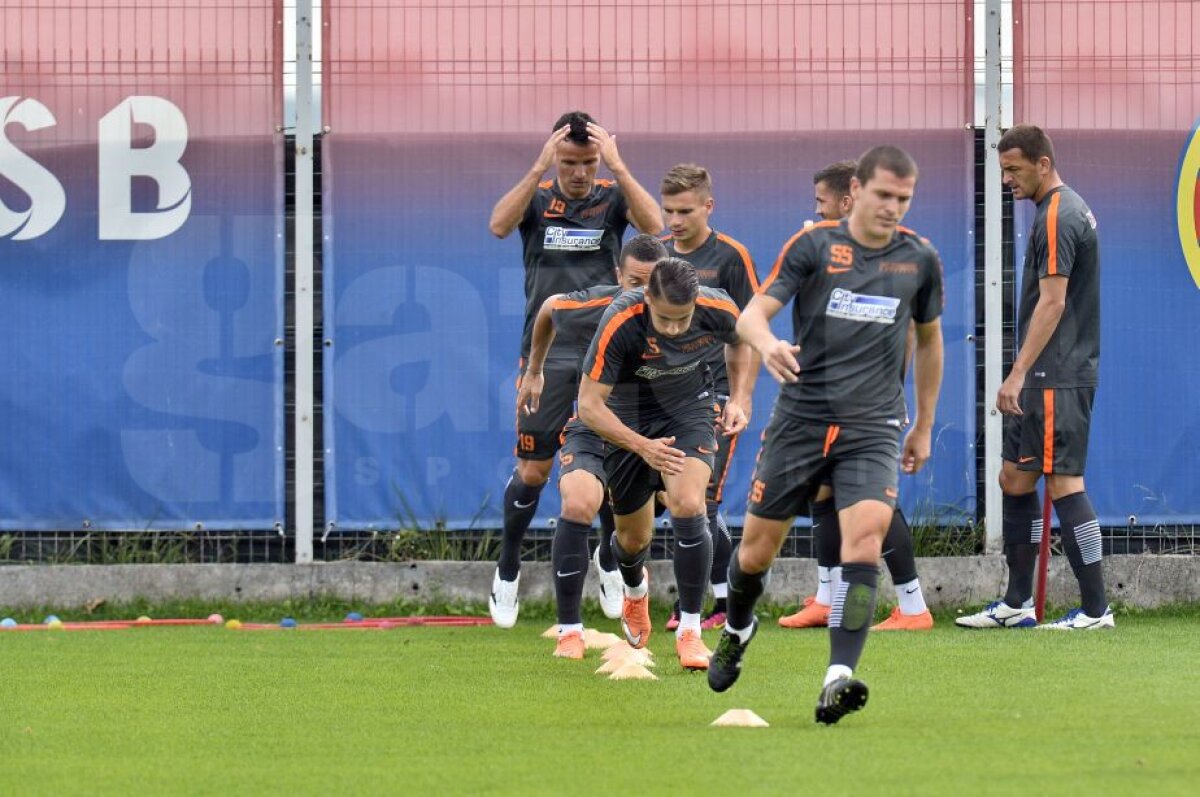 GALERIE FOTO Antrenamentul Stelei de dinaintea meciului cu Sparta Praga » Primele imagini cu noul transfer al roș-albaștrilor sub comanda lui Reghe