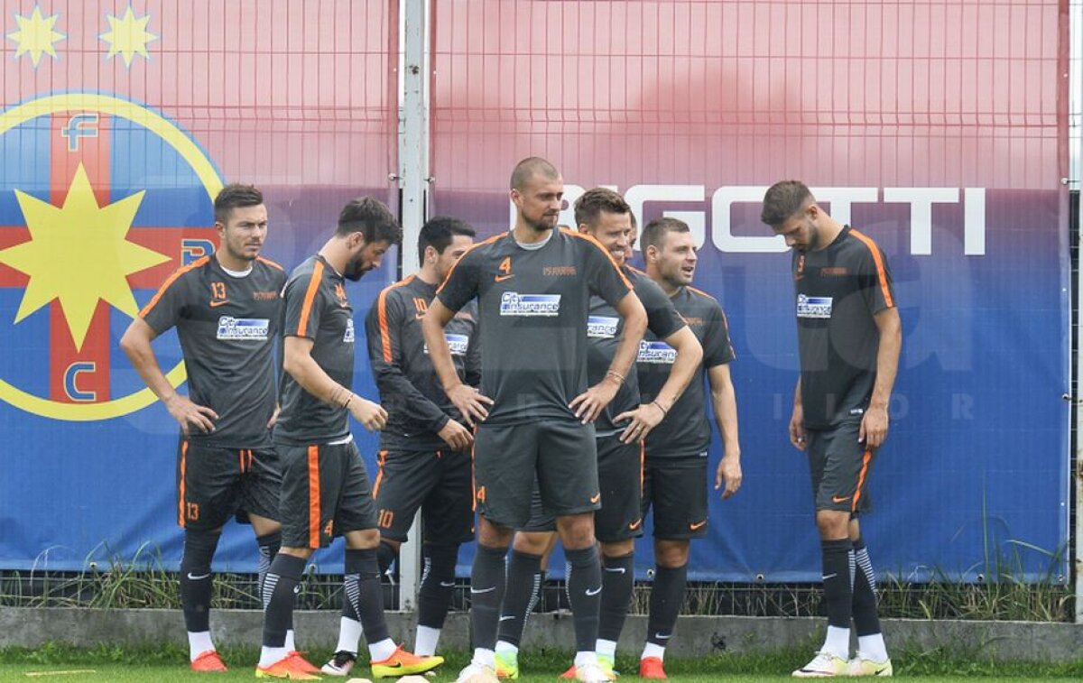 GALERIE FOTO Antrenamentul Stelei de dinaintea meciului cu Sparta Praga » Primele imagini cu noul transfer al roș-albaștrilor sub comanda lui Reghe