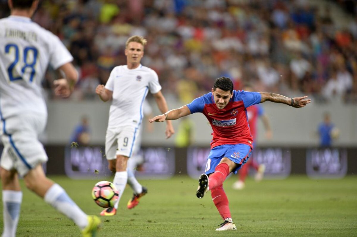 VIDEO+FOTO » Steaua s-a calificat în play-off-ul Ligii Campionilor! Stanciu a marcat două bijuterii de goluri și îi duce pe roș-albaștri mai aproape de grupe!