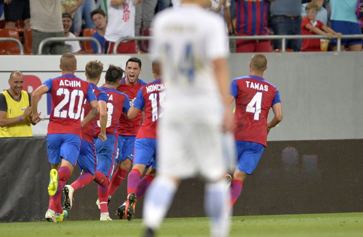 VIDEO+FOTO » Steaua s-a calificat în play-off-ul Ligii Campionilor! Stanciu a marcat două bijuterii de goluri și îi duce pe roș-albaștri mai aproape de grupe!