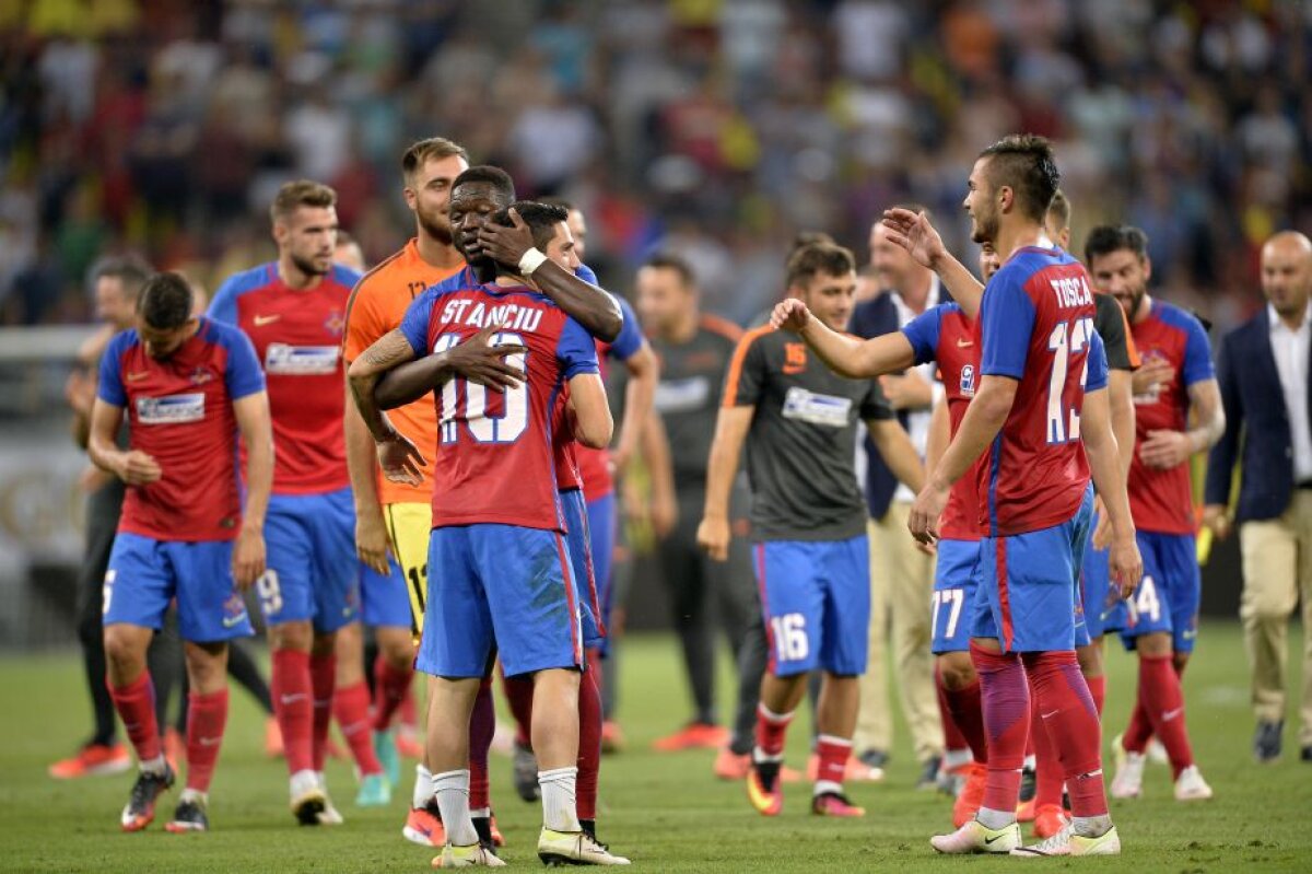 FOTO Luat pe sus! Cum au sărbătorit steliștii calificarea în play-off-ul CL » Muniru l-a luat la pachet pe Stanciu :)