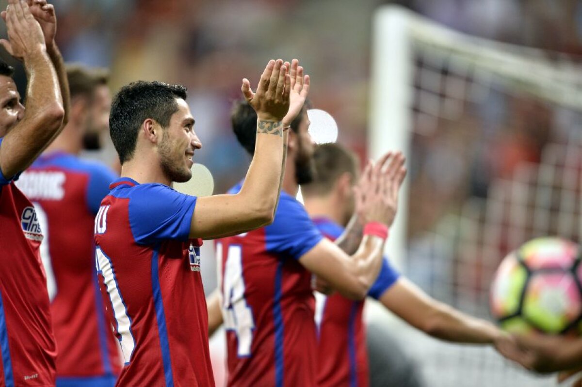 FOTO Luat pe sus! Cum au sărbătorit steliștii calificarea în play-off-ul CL » Muniru l-a luat la pachet pe Stanciu :)