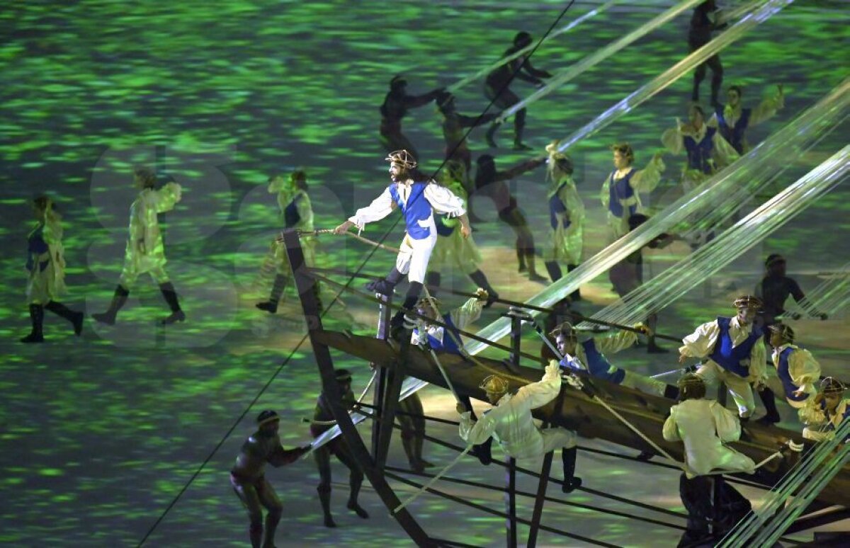 GALERIE FOTO Imagini superbe surprinse de fotograful Gazetei la deschiderea Jocurilor Olimpice de la Rio