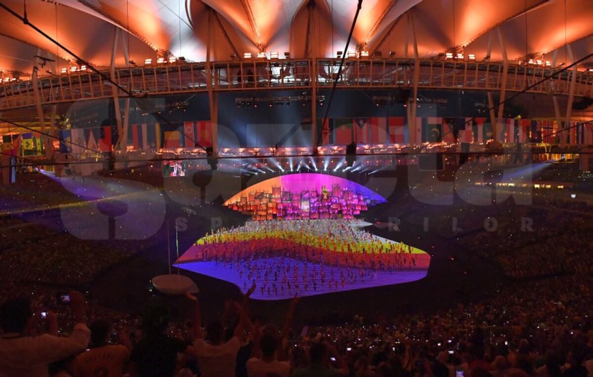 GALERIE FOTO Imagini superbe surprinse de fotograful Gazetei la deschiderea Jocurilor Olimpice de la Rio