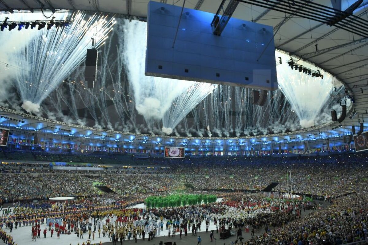 GALERIE FOTO Imagini superbe surprinse de fotograful Gazetei la deschiderea Jocurilor Olimpice de la Rio