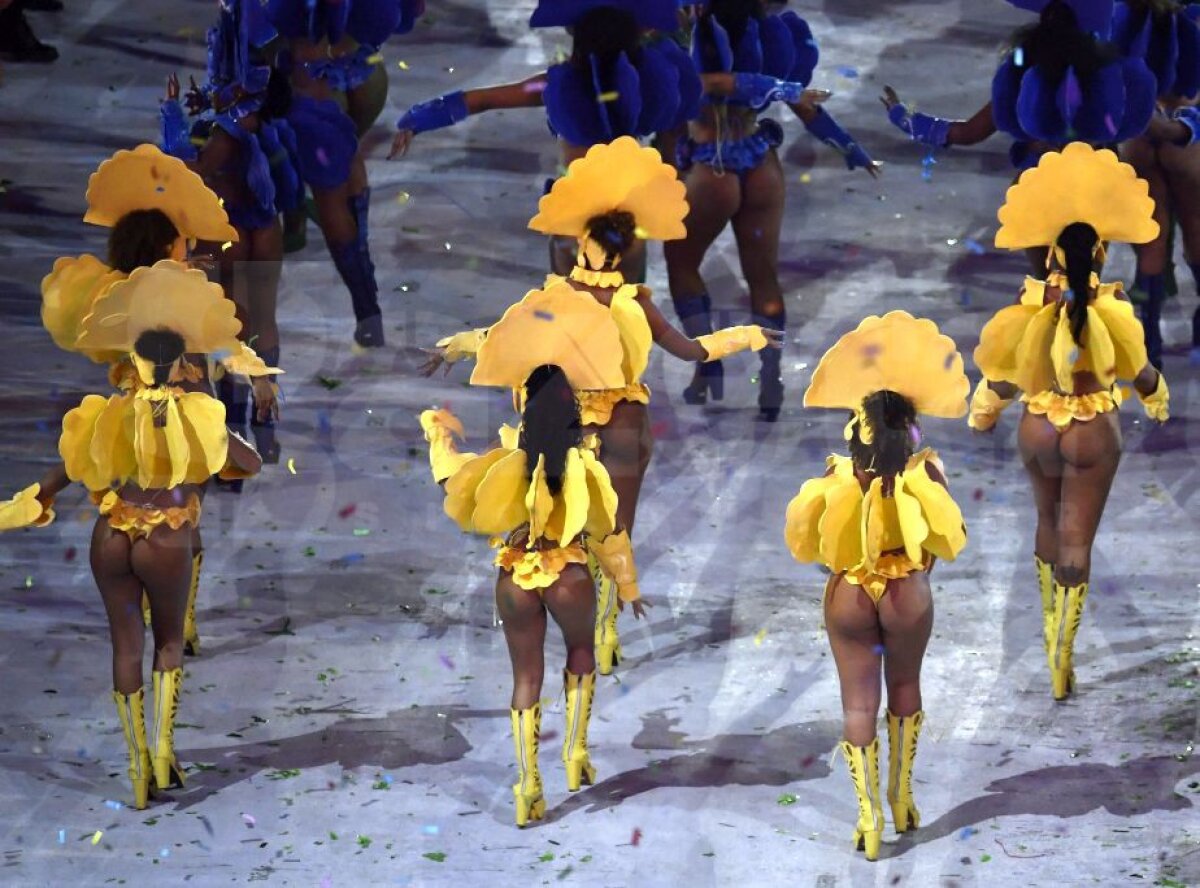 GALERIE FOTO Imagini superbe surprinse de fotograful Gazetei la deschiderea Jocurilor Olimpice de la Rio