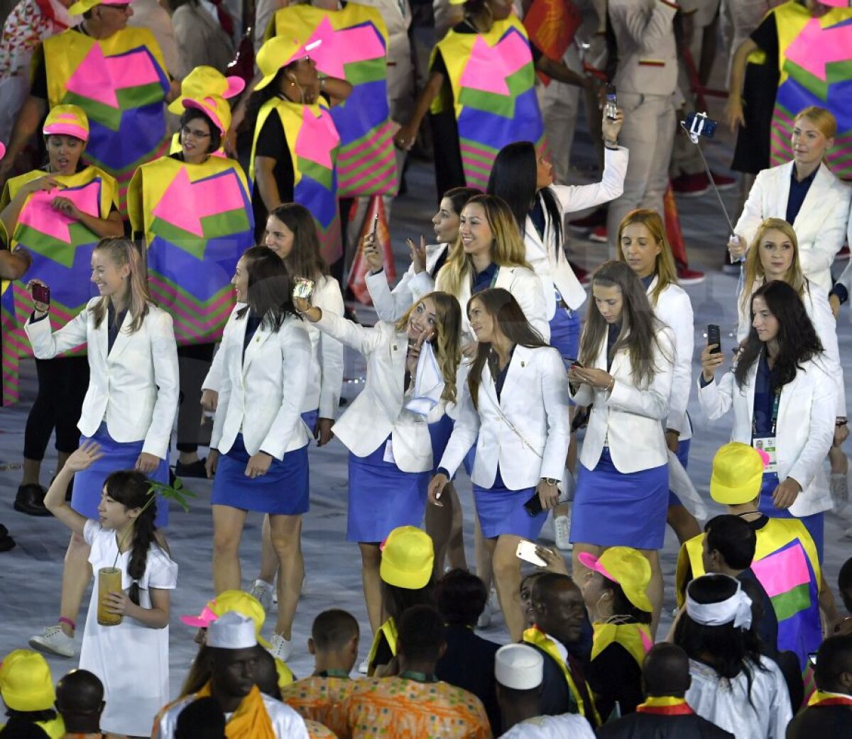 GALERIE FOTO Imagini superbe surprinse de fotograful Gazetei la deschiderea Jocurilor Olimpice de la Rio