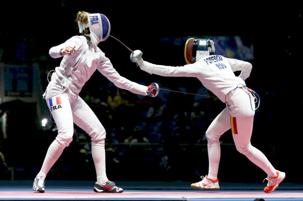 Ana Maria Popescu, eliminată în optimile probei individuale de scrimă la Jocurile Olimpice de la Rio! Simona Pop și Simona Gherman nu au trecut de primul tur
