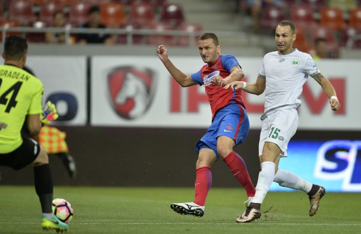 FOTO și VIDEO Steaua, start perfect în noul sezon din Liga 1 » Roș-albaștrii s-au impus în fața Chiajnei 