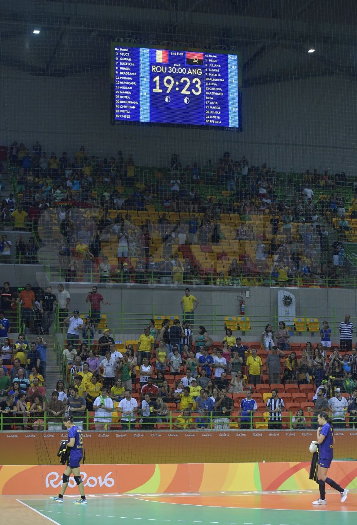 Corespondență de la Rio » Înfrângere umilitoare! România-Angola 19-23 » FOTO: Rușinea de la miezul nopții