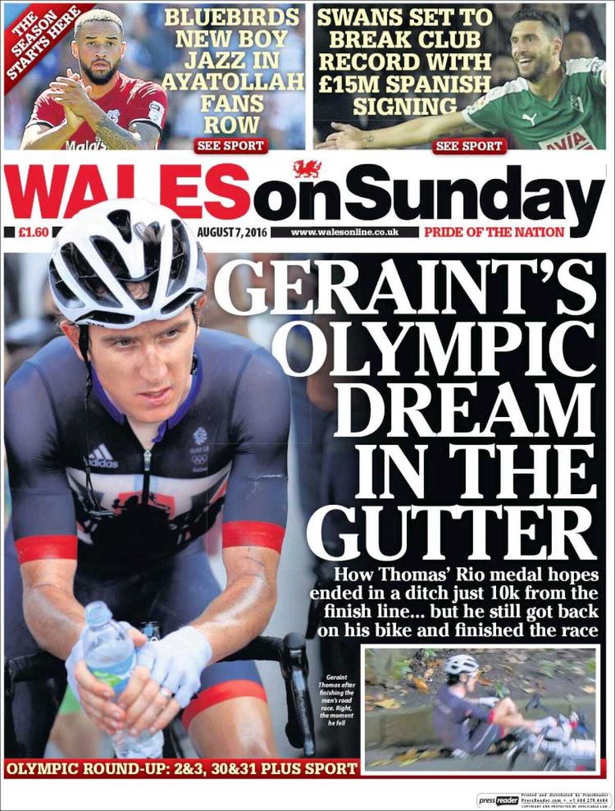 Ce scriu azi ziarele de sport din lume (7 august 2016)