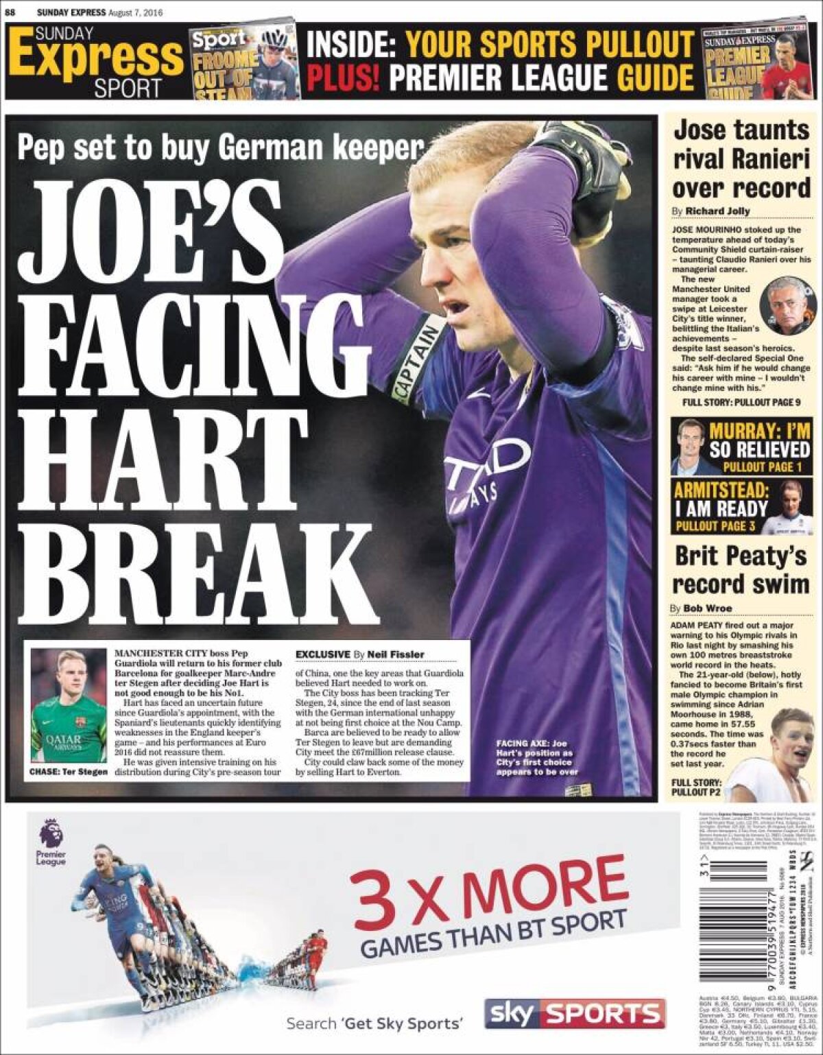 Ce scriu azi ziarele de sport din lume (7 august 2016)